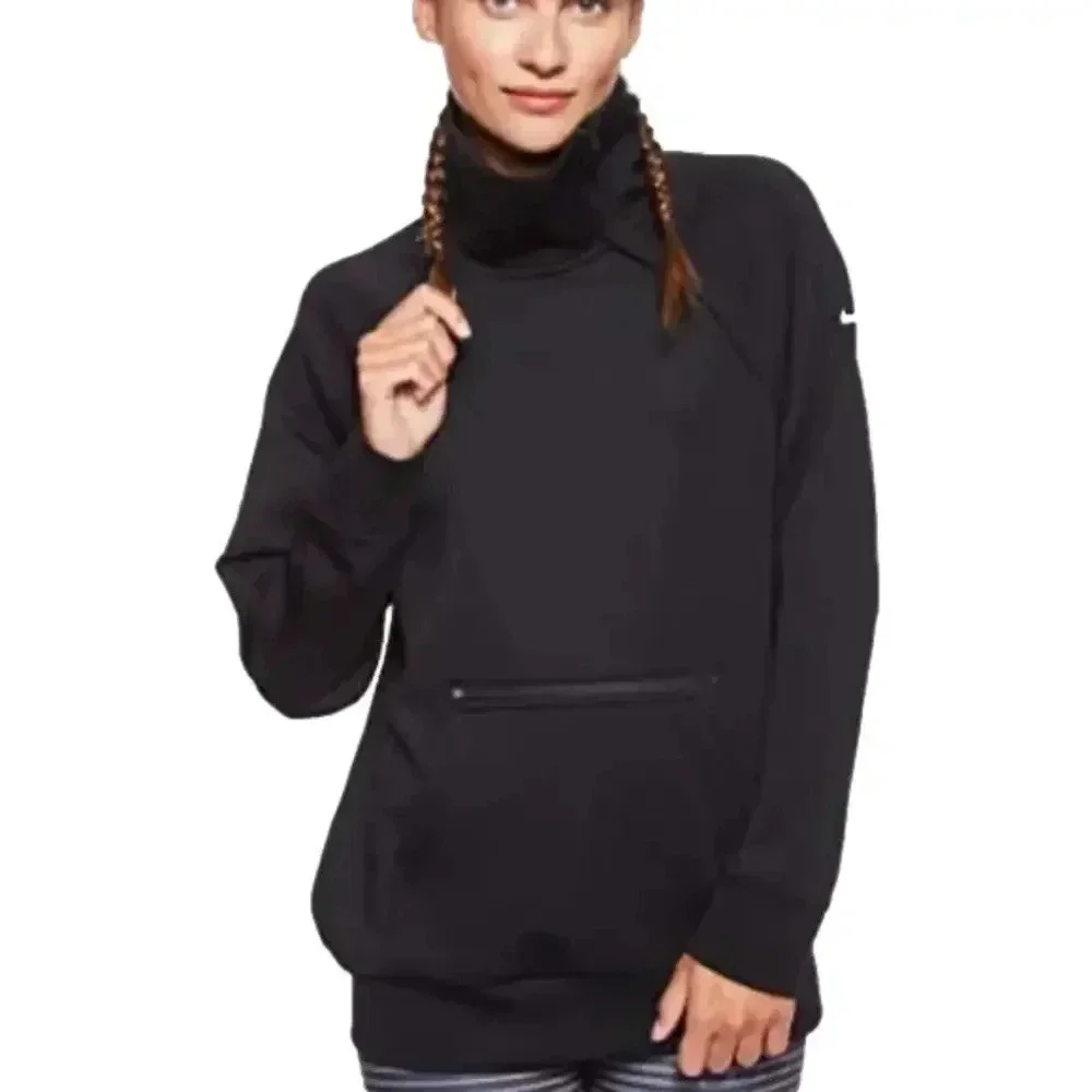 Nike DriFit Pullover Training Sweater Top Size S Black